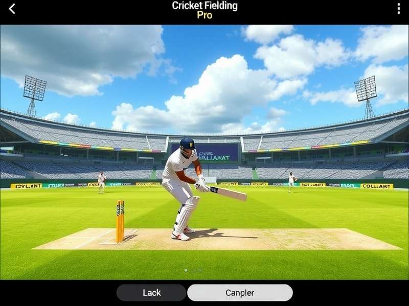 Cricket Fielding Pro stadium visuals
